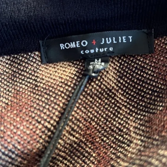 Romeo &amp; Juliet Couture Animal Print Knit Pencil Skirt NEW WITH TAGS