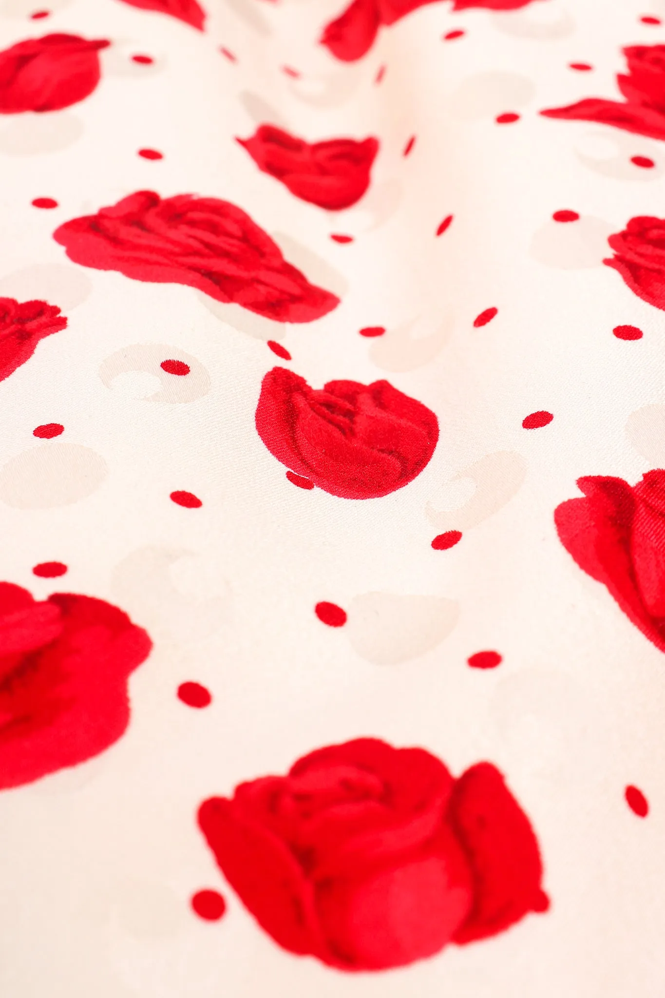 Rose Print Peplum Jacket & Skirt Set