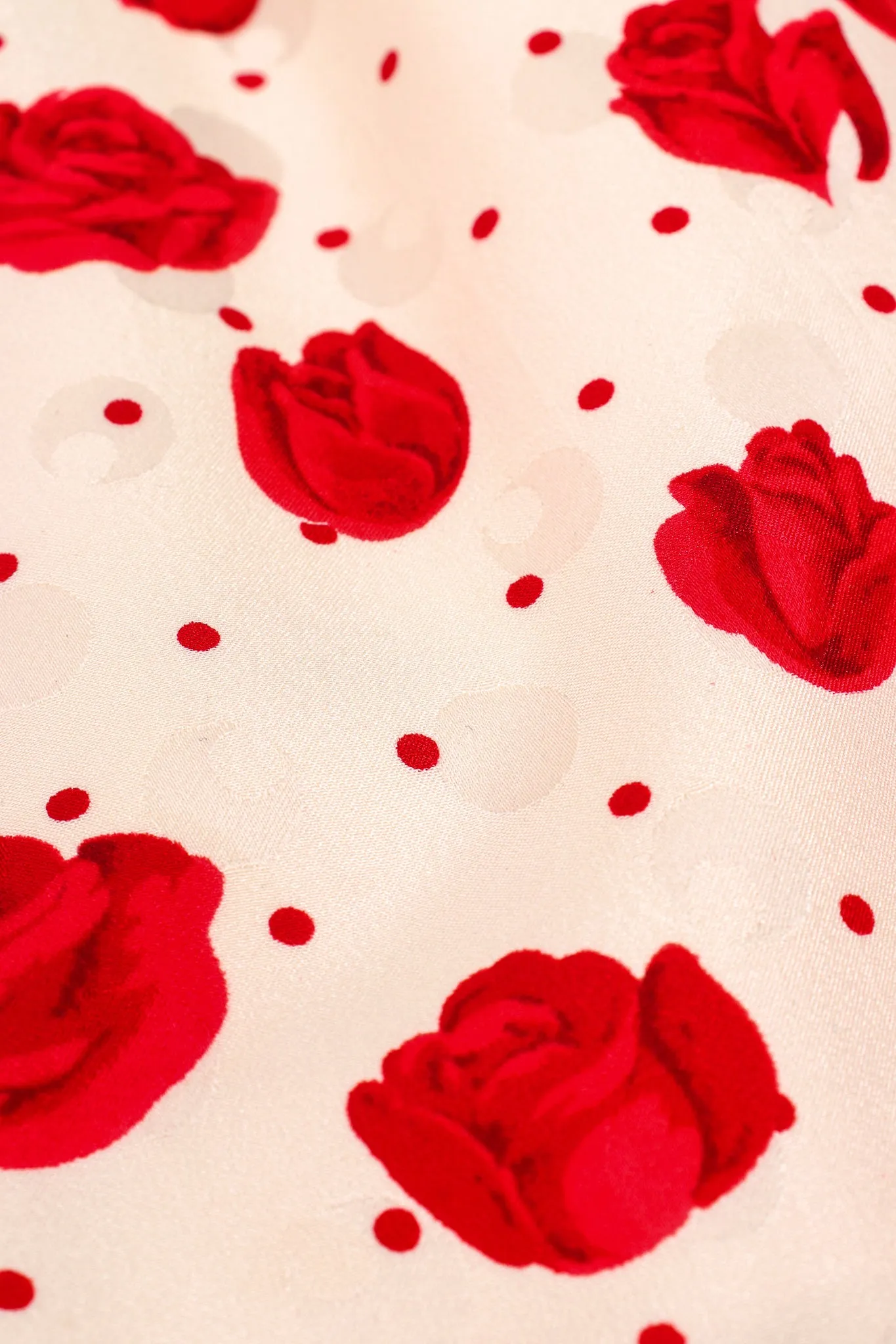 Rose Print Peplum Jacket & Skirt Set