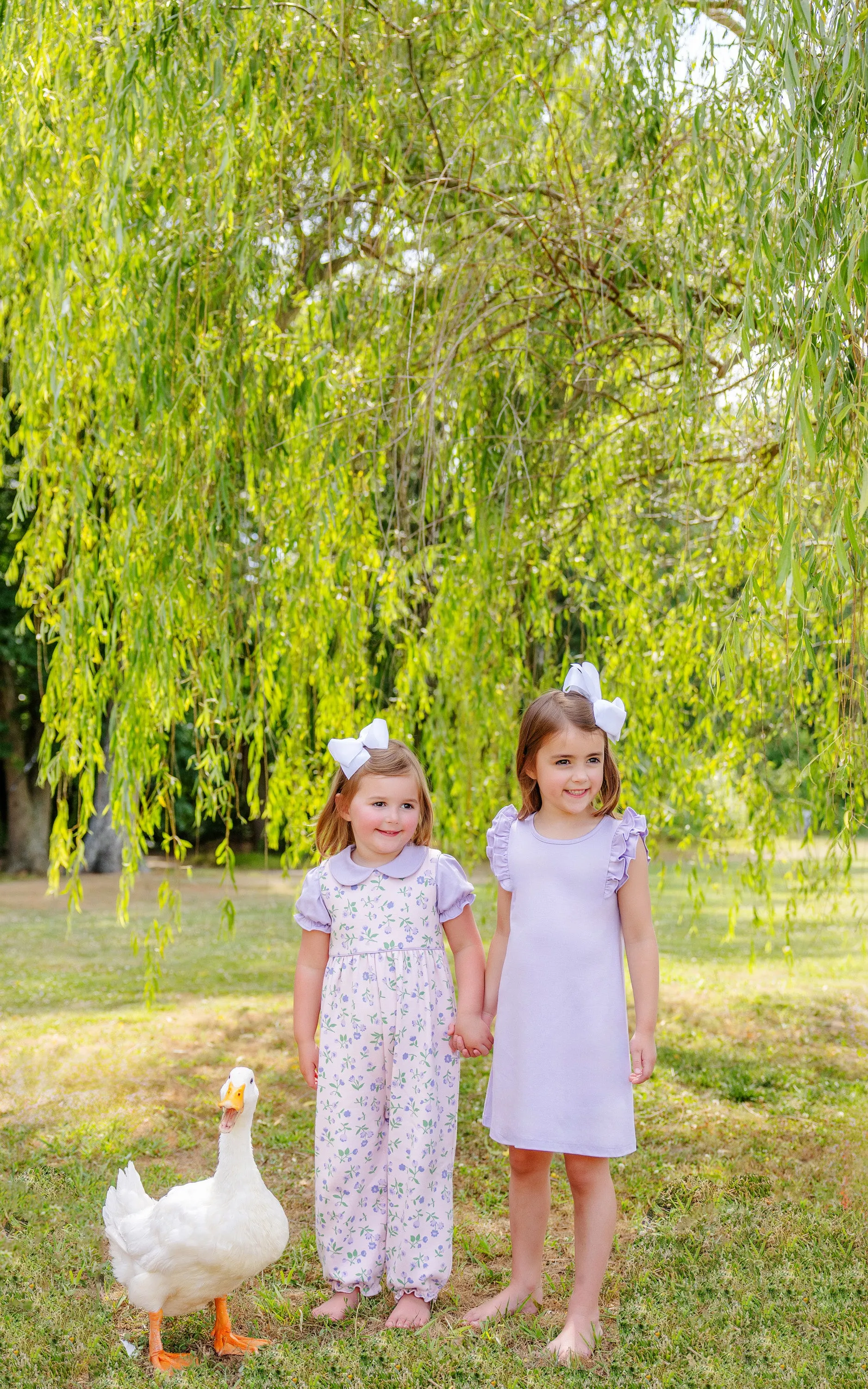 Ruehling Ruffle Dress - Lauderdale Lavender
