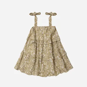 Rylee & Cru - Ruffled Swing Dress - Ocre