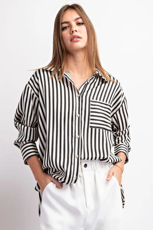 Sadie Satin Blouse