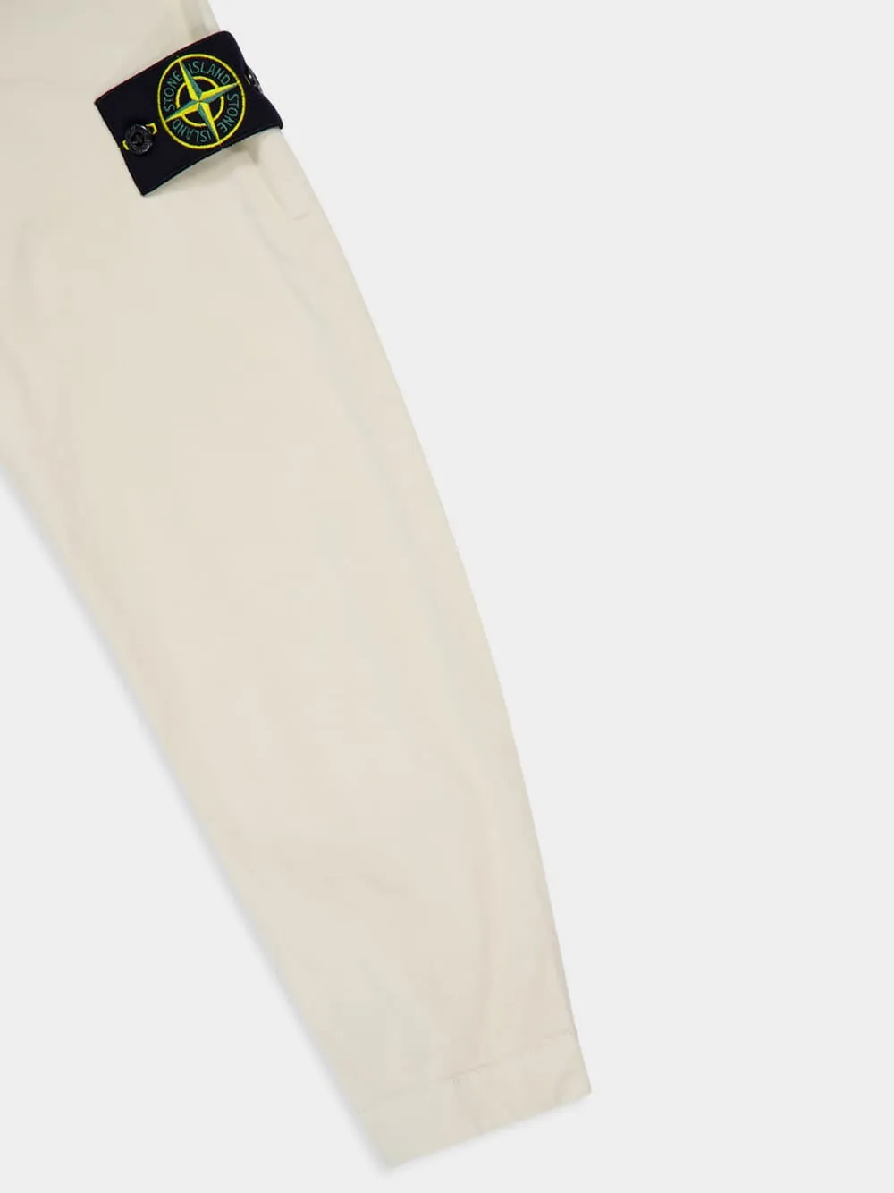 Sand Beige Compass Shirt Jacket