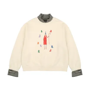 Santa Layered Sweatshirt by Jelly Mallow *LAST PIECE 8 years*