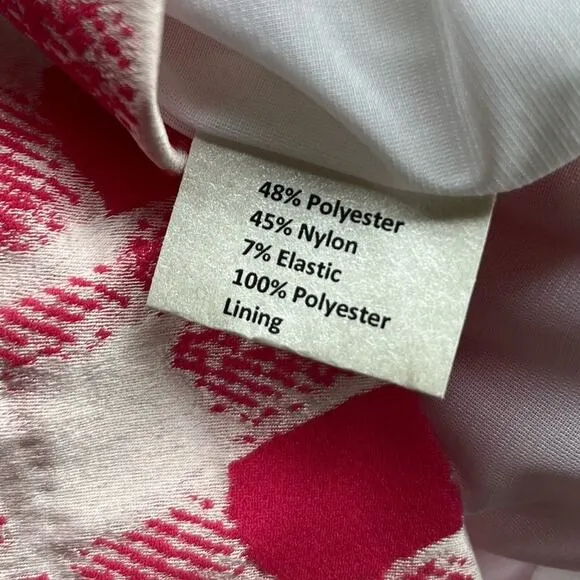 Sara Campbell Women’s Pink Pearlized Checkered Sleeveless Dress 2