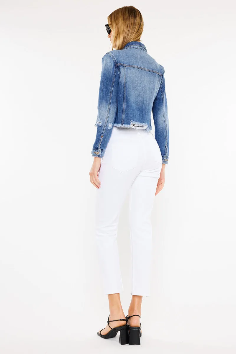 Sawyer Distressed Denim Jacket