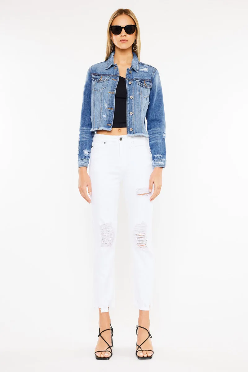 Sawyer Distressed Denim Jacket