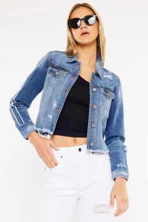 Sawyer Distressed Denim Jacket