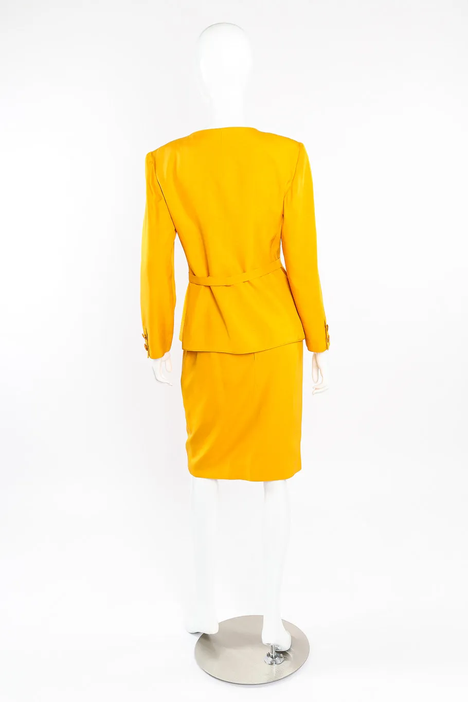 Scalloped Jacket and Skirt Set