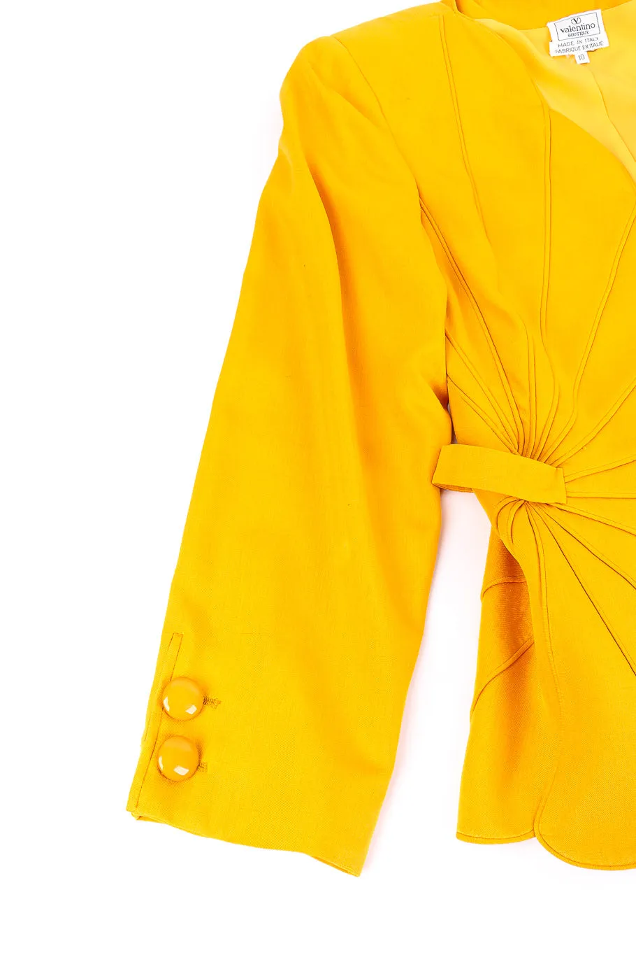 Scalloped Jacket and Skirt Set