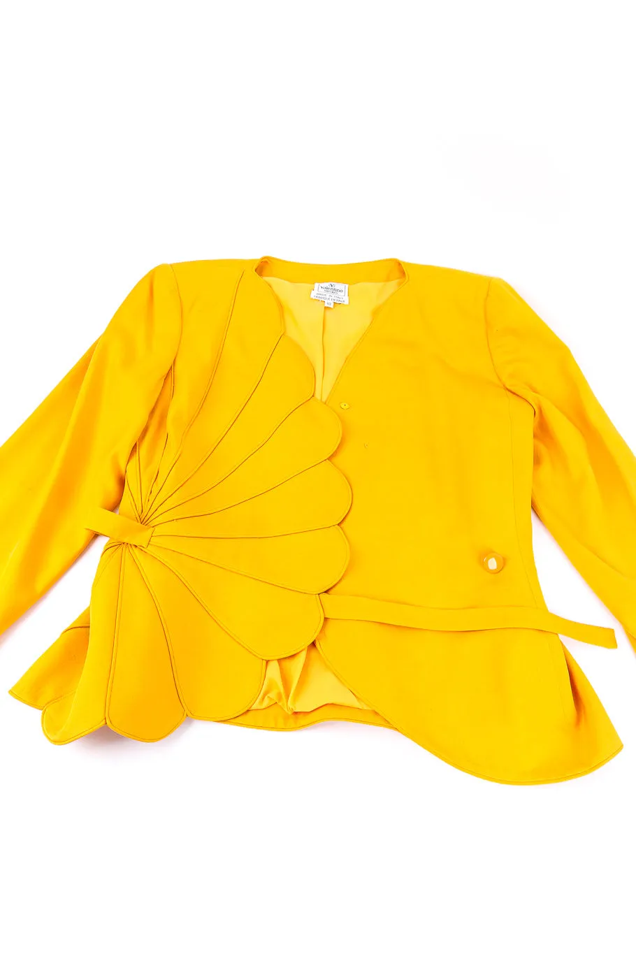 Scalloped Jacket and Skirt Set