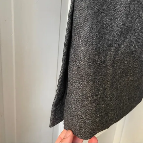 Sea New York Dark Grey Pencil Skirt Damask Lace Size S