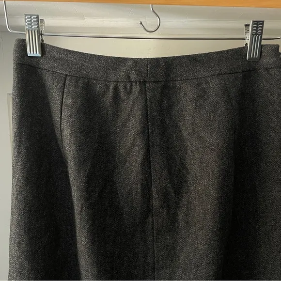 Sea New York Dark Grey Pencil Skirt Damask Lace Size S