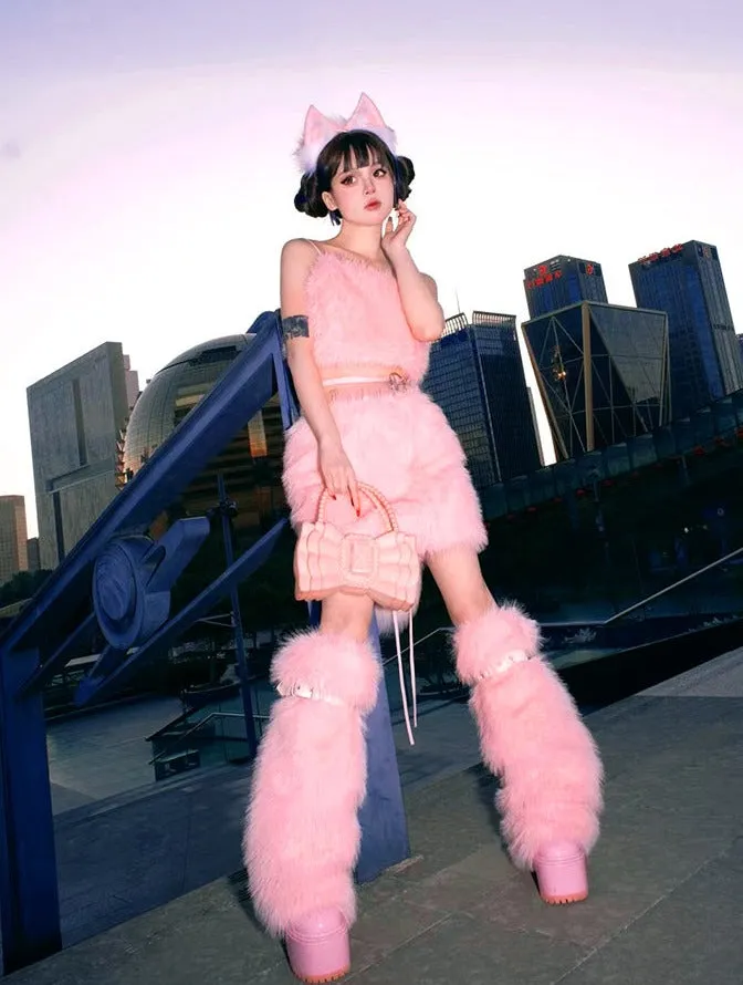 SEXY FOX FUR SUIT UB98232