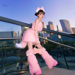 SEXY FOX FUR SUIT UB98232
