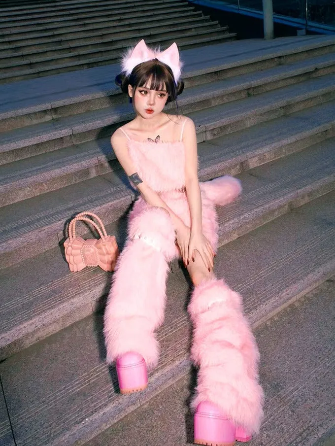 SEXY FOX FUR SUIT UB98232