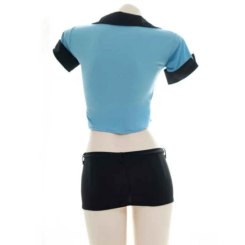 Sexy top   skirt suit YC24178