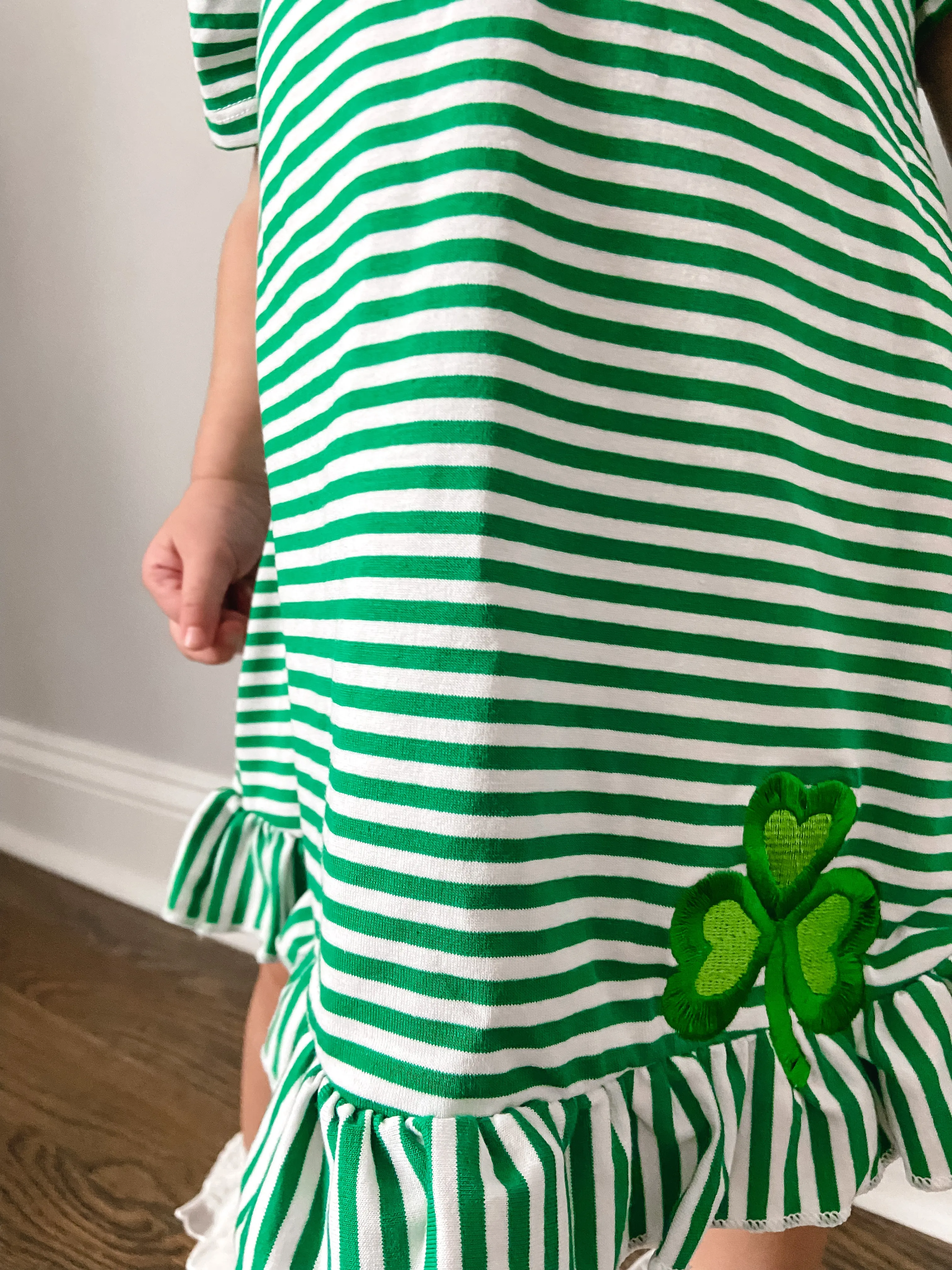 Shamrock Appliqué Dress