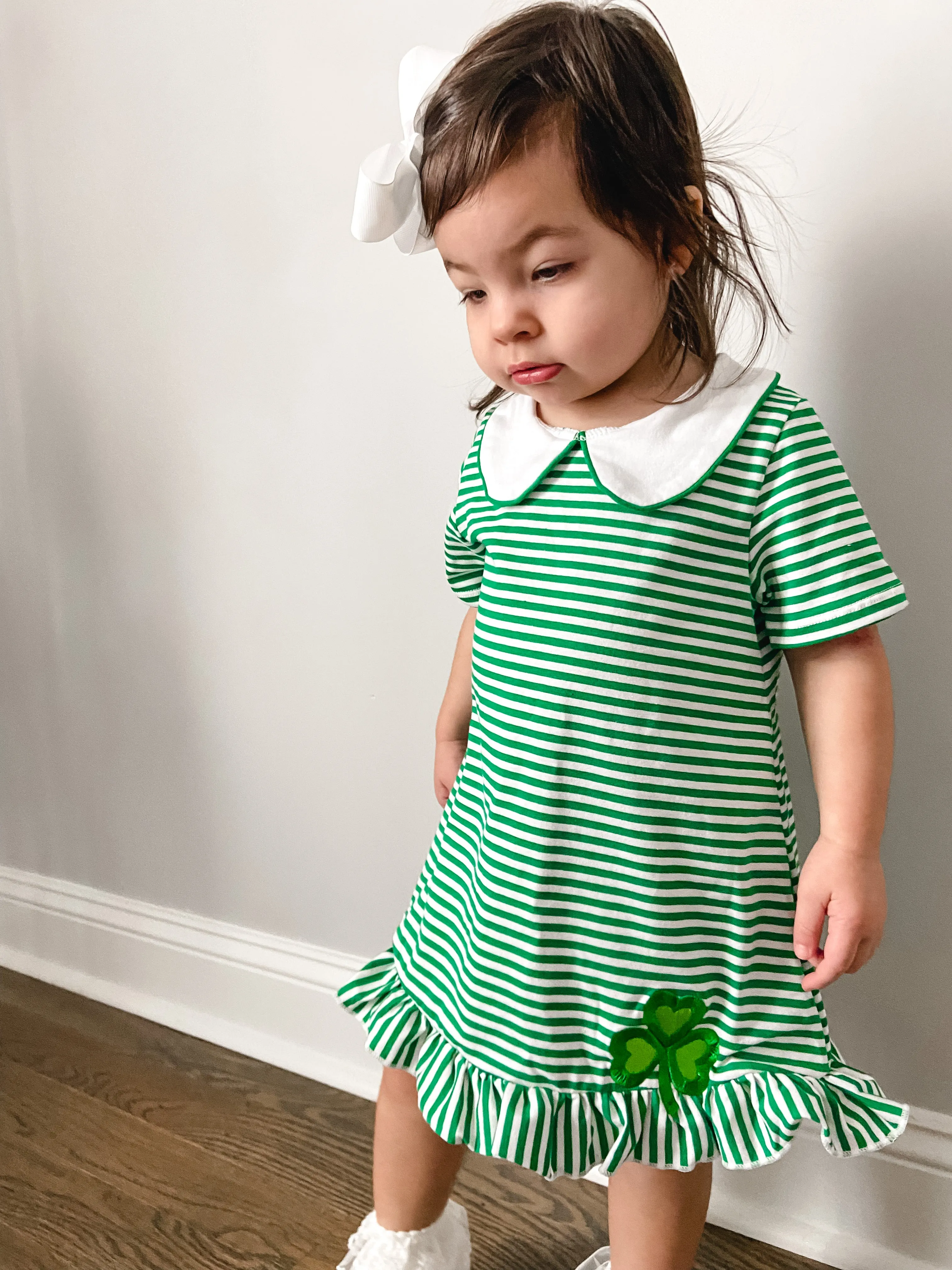 Shamrock Appliqué Dress