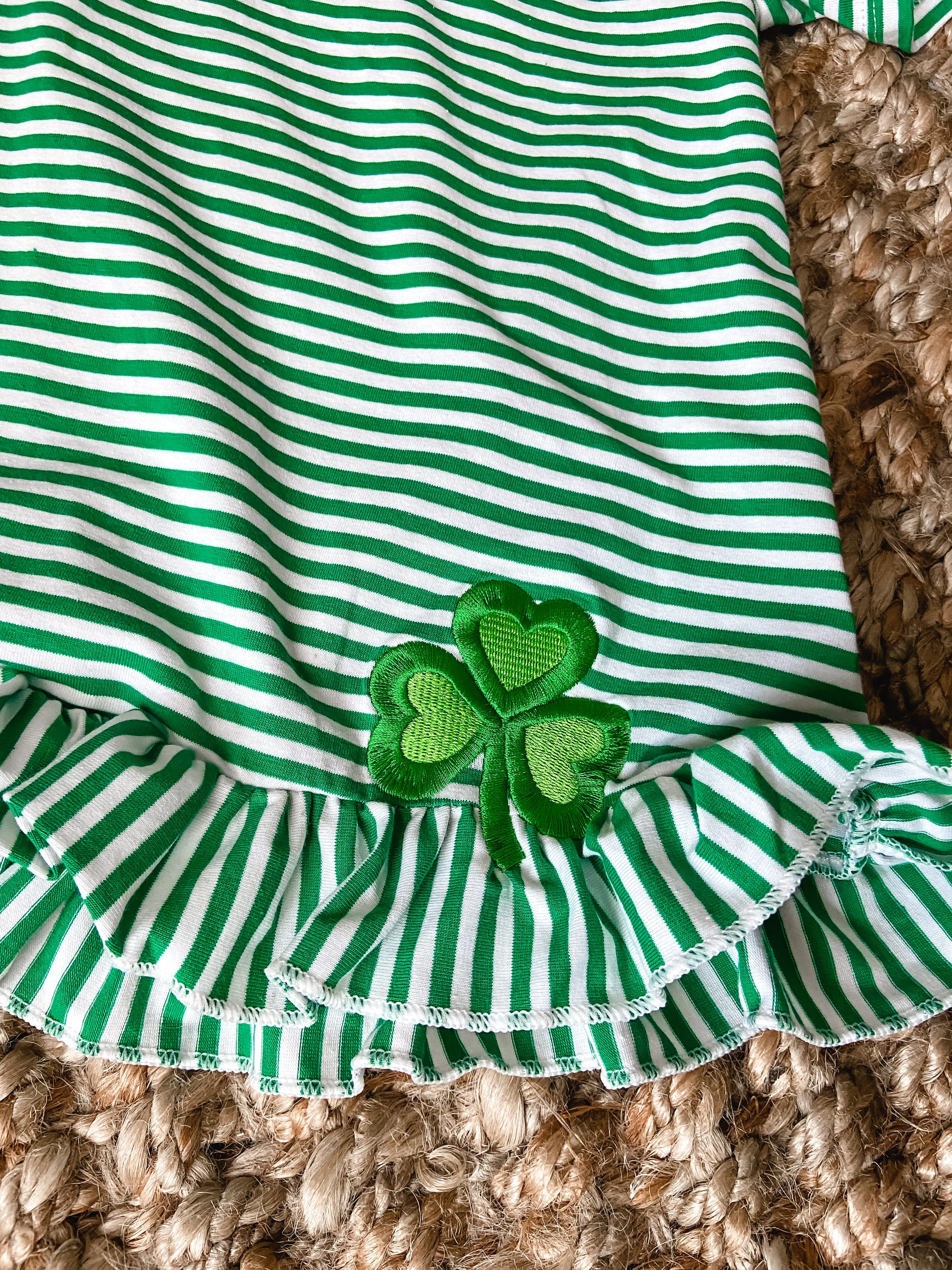 Shamrock Appliqué Dress