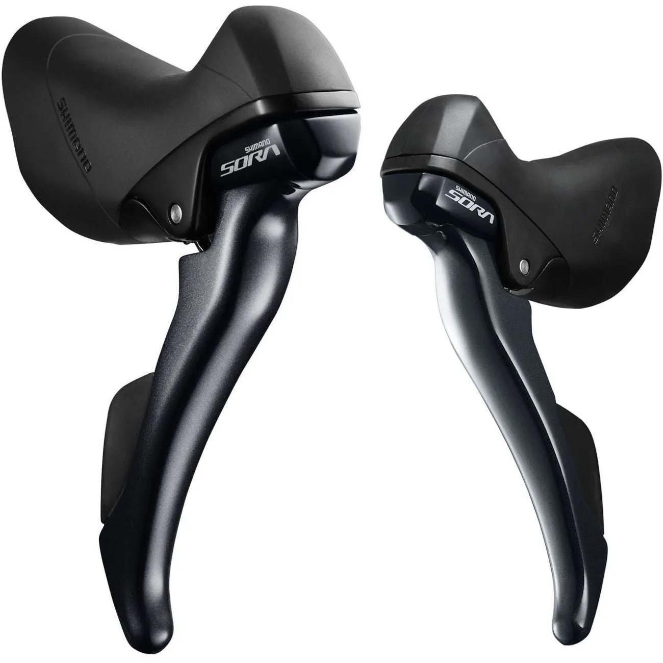 Shimano Sora R3000 2 x 9 Speed STI Shifter Set Including Inner Gear Cables