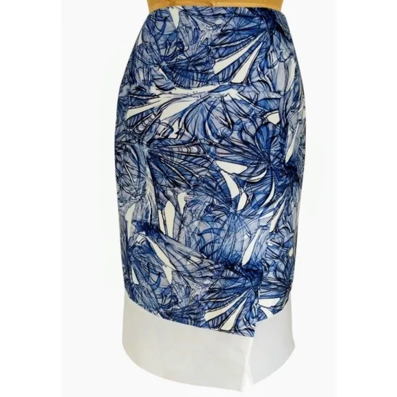 Silk Pencil Skirt