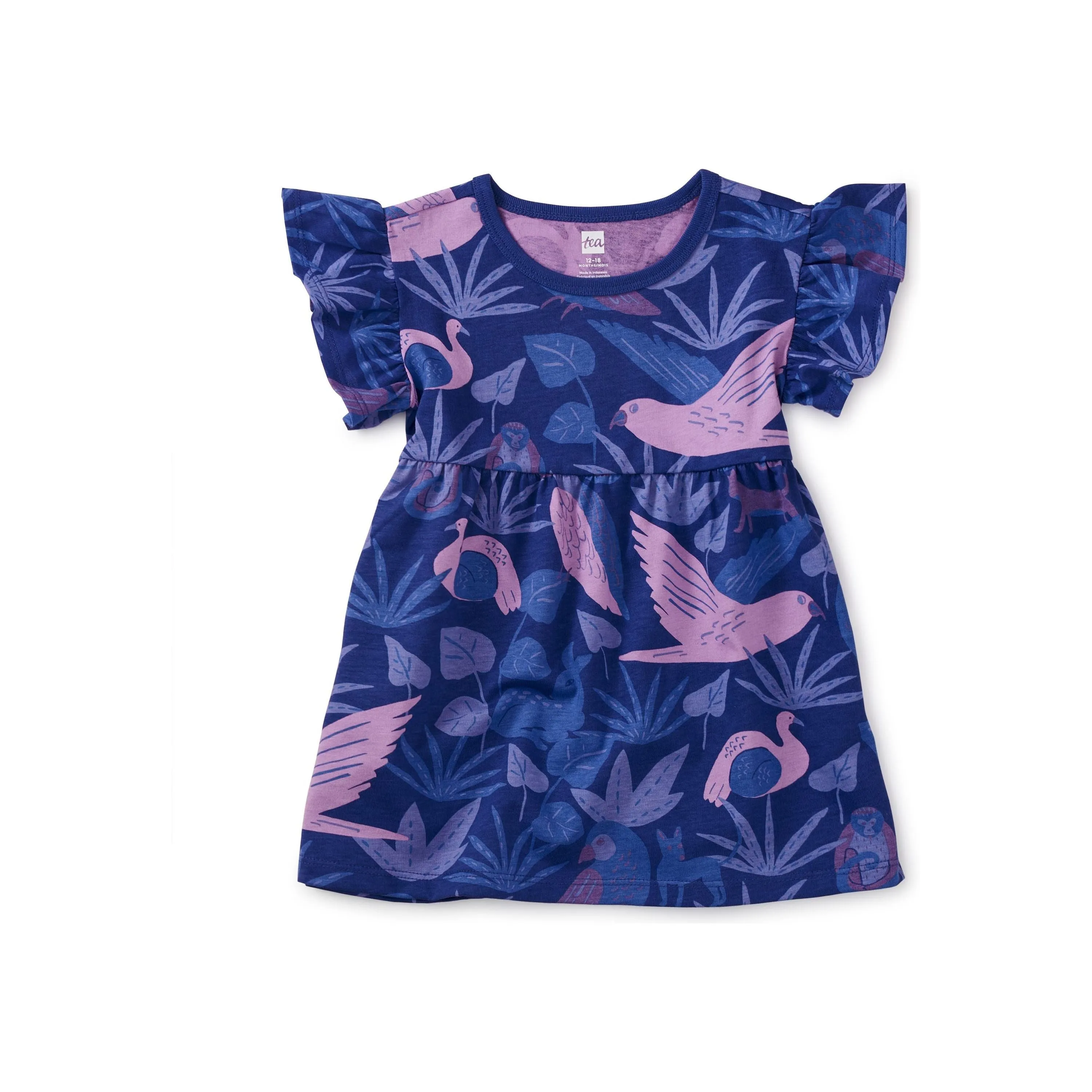 Sleeveless Ruffle A-Line Dress - Frida's Animales