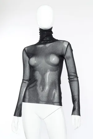 Soleil Mesh Turtleneck