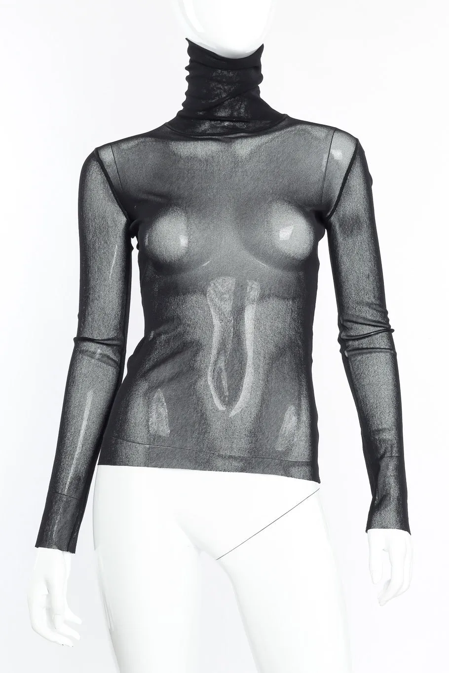 Soleil Mesh Turtleneck