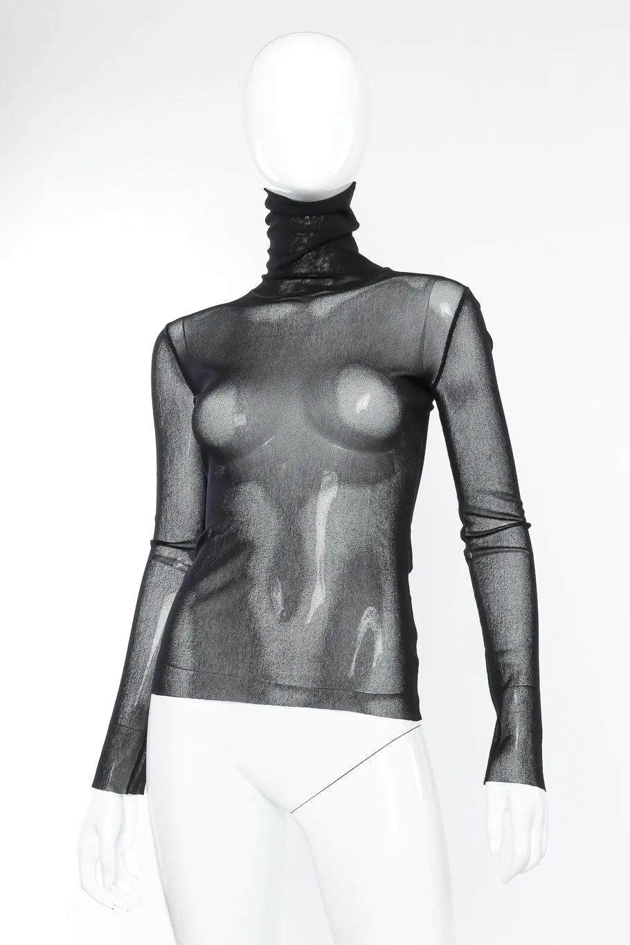 Soleil Mesh Turtleneck