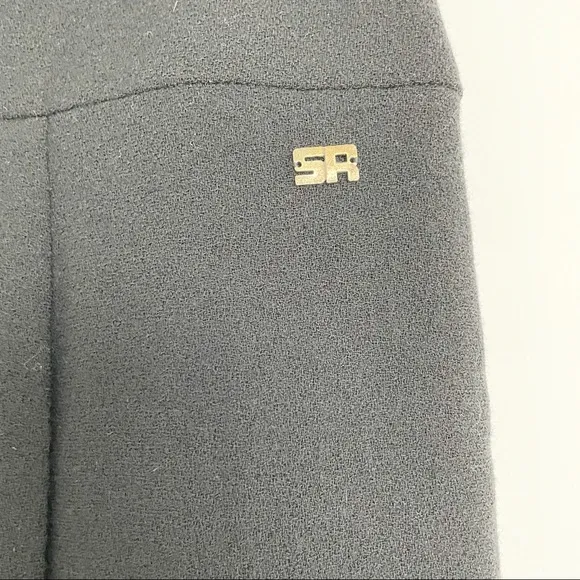 Sonia Rykiel Paris Black Wool Pencil Skirt 10
