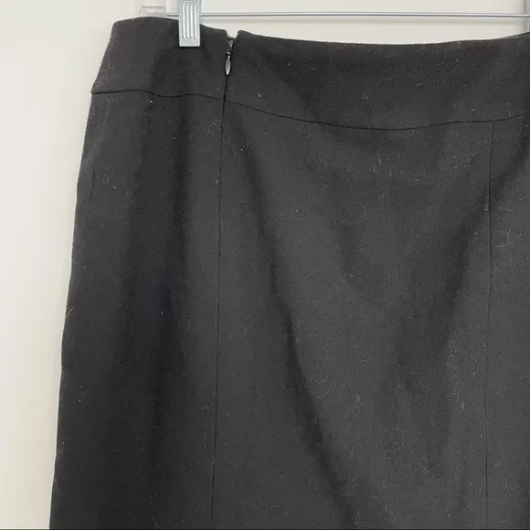 Sonia Rykiel Paris Black Wool Pencil Skirt 10
