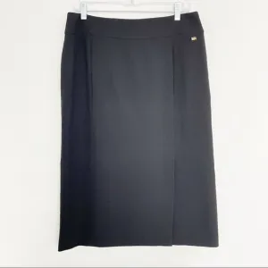 Sonia Rykiel Paris Black Wool Pencil Skirt 10