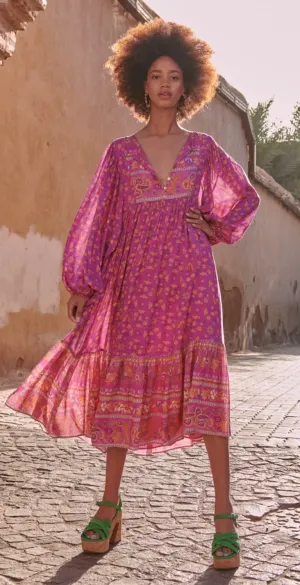 SPELL Madame Peacock Boho Dress