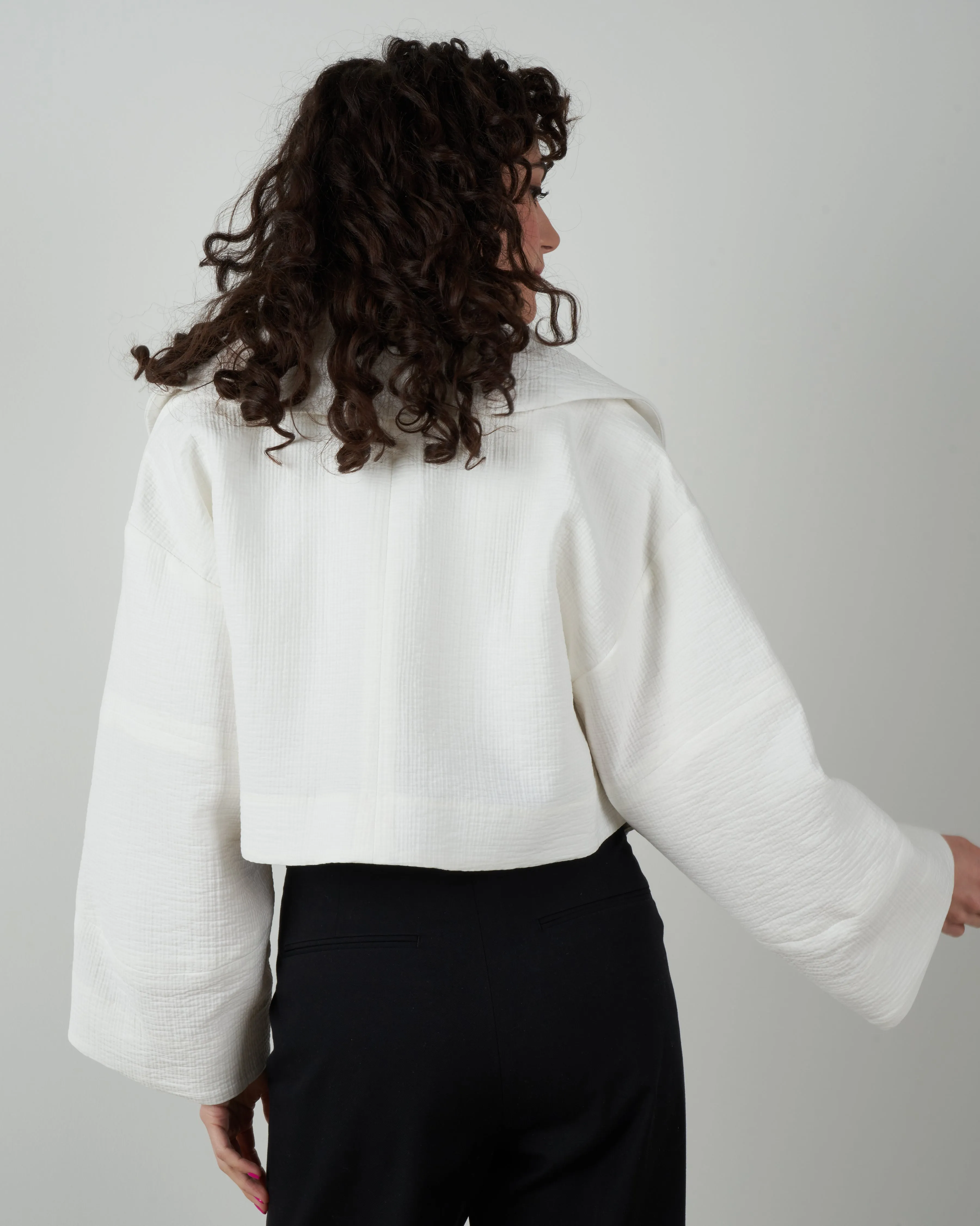 spiff jacket - white