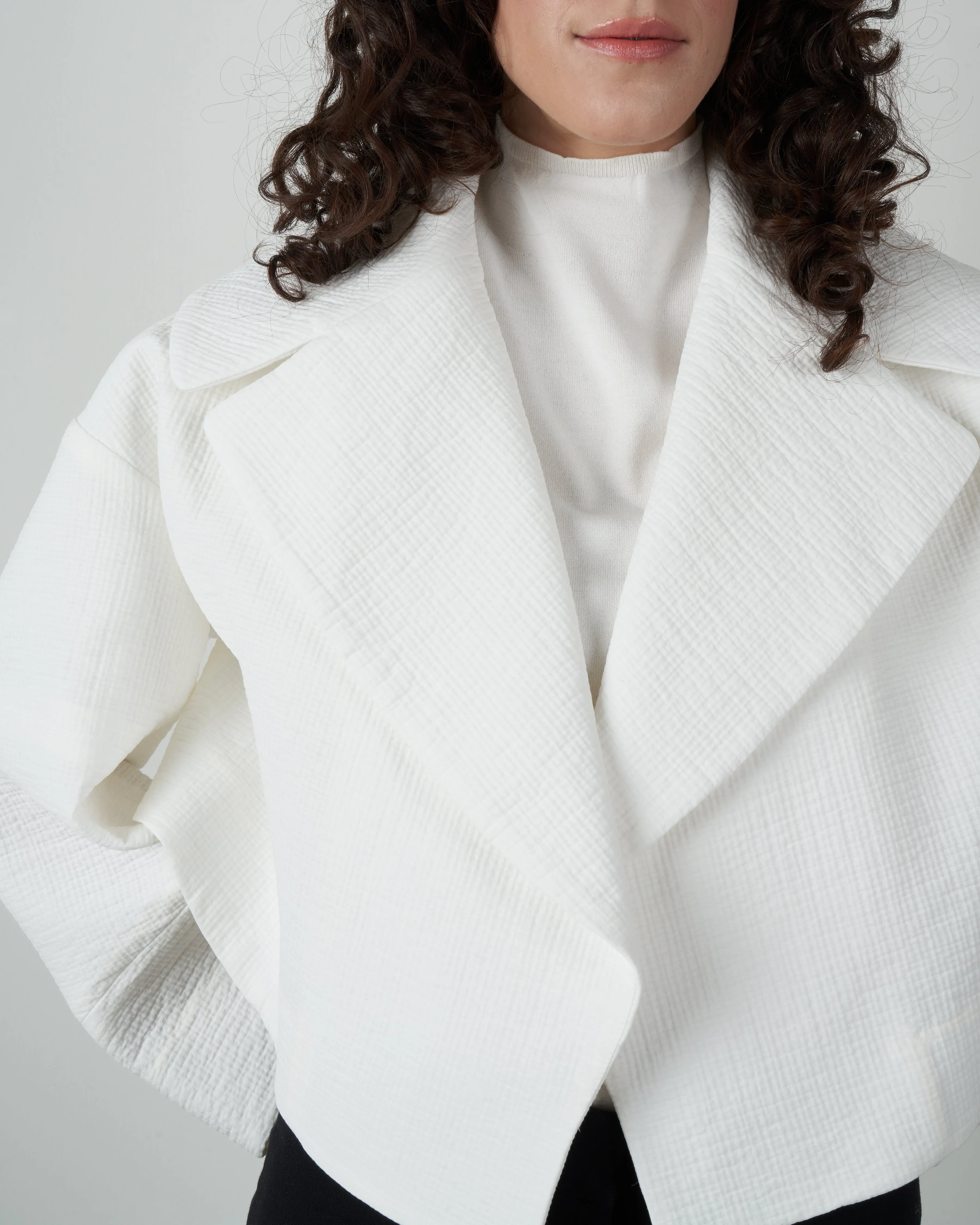 spiff jacket - white