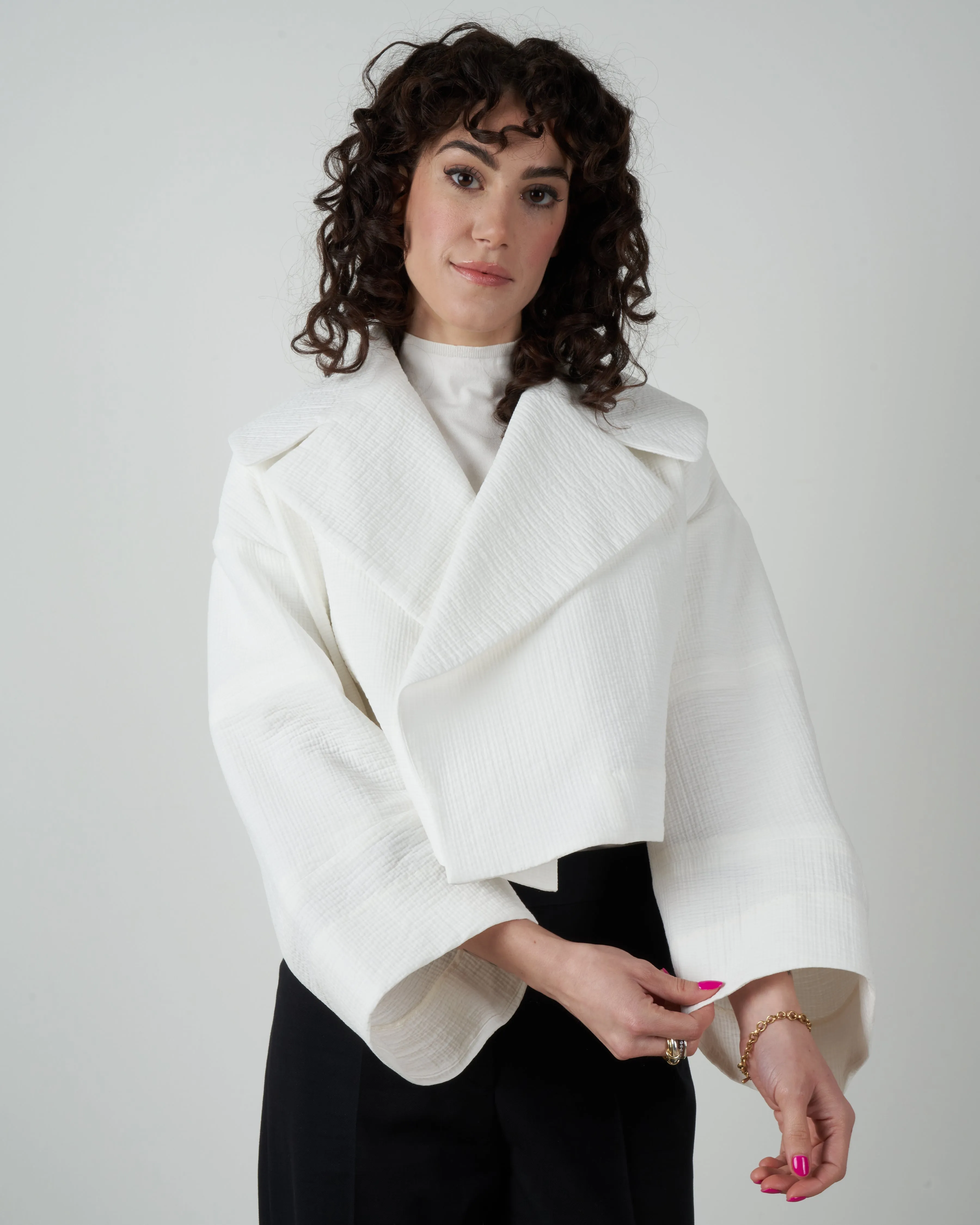 spiff jacket - white