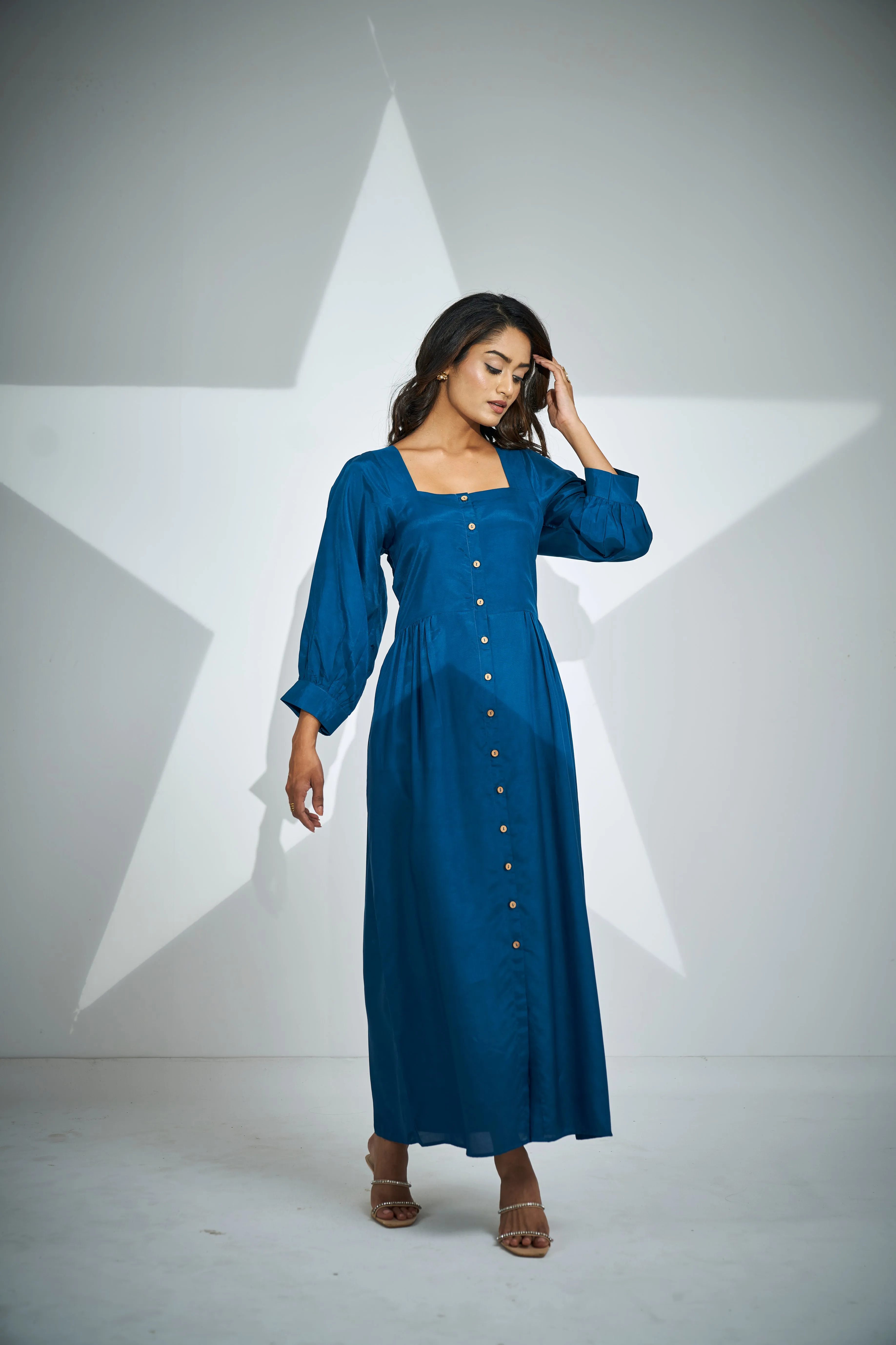 Square Neck Maxi Dress