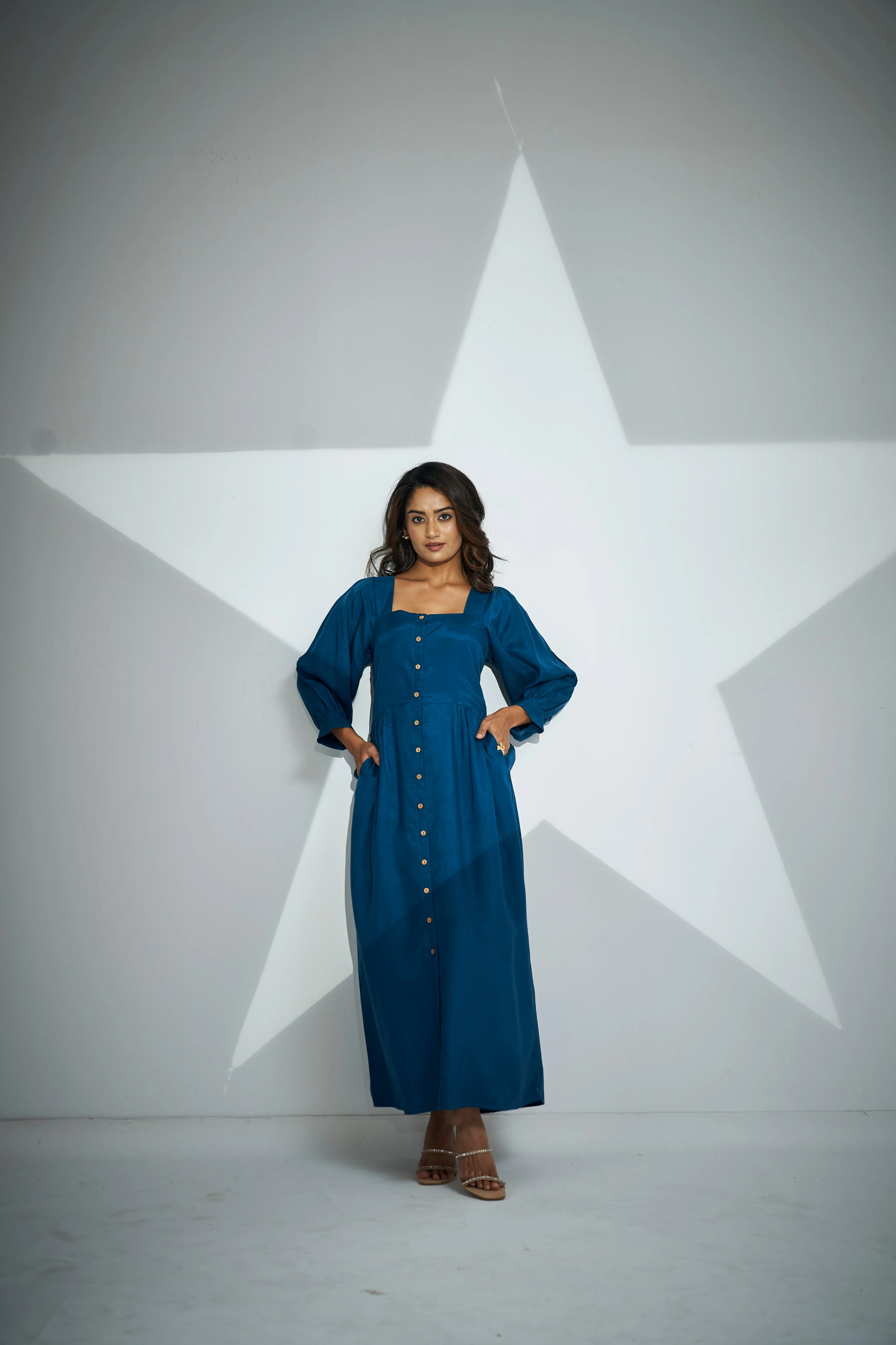 Square Neck Maxi Dress
