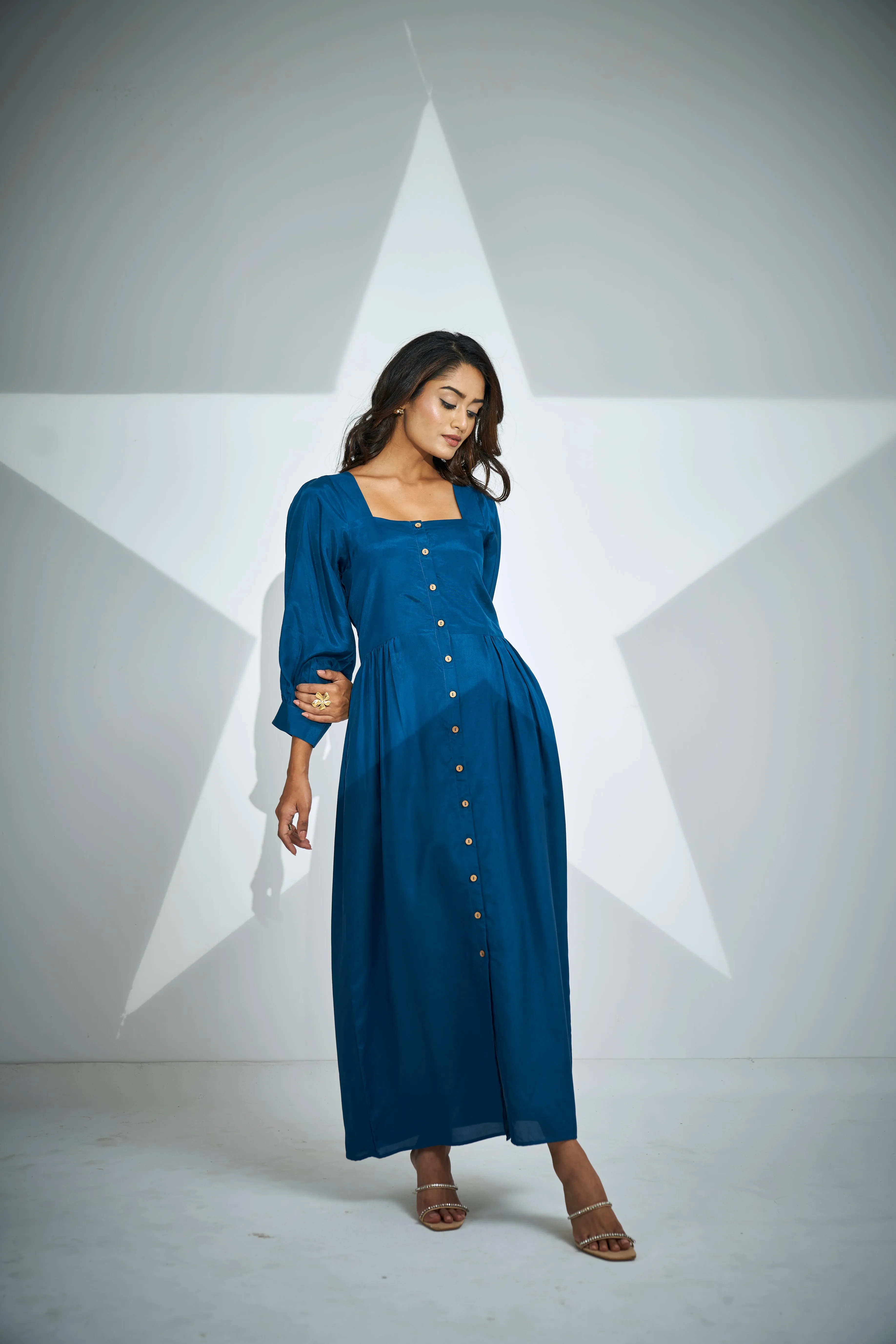 Square Neck Maxi Dress