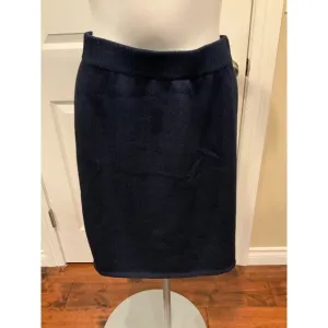 St. John Collection Blue Knit Pencil Skirt, Size 6