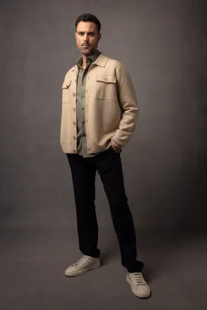 Stefano Men's Knitted Wool Jacket