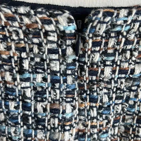 Talbots Tweed Multicolored Pencil Skirt Sz 2P NWT
