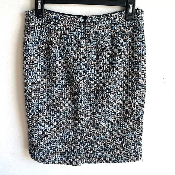 Talbots Tweed Multicolored Pencil Skirt Sz 2P NWT
