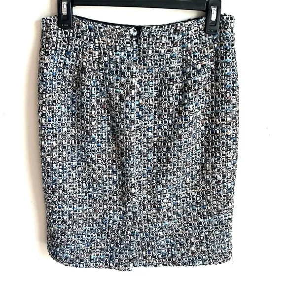 Talbots Tweed Multicolored Pencil Skirt Sz 2P NWT