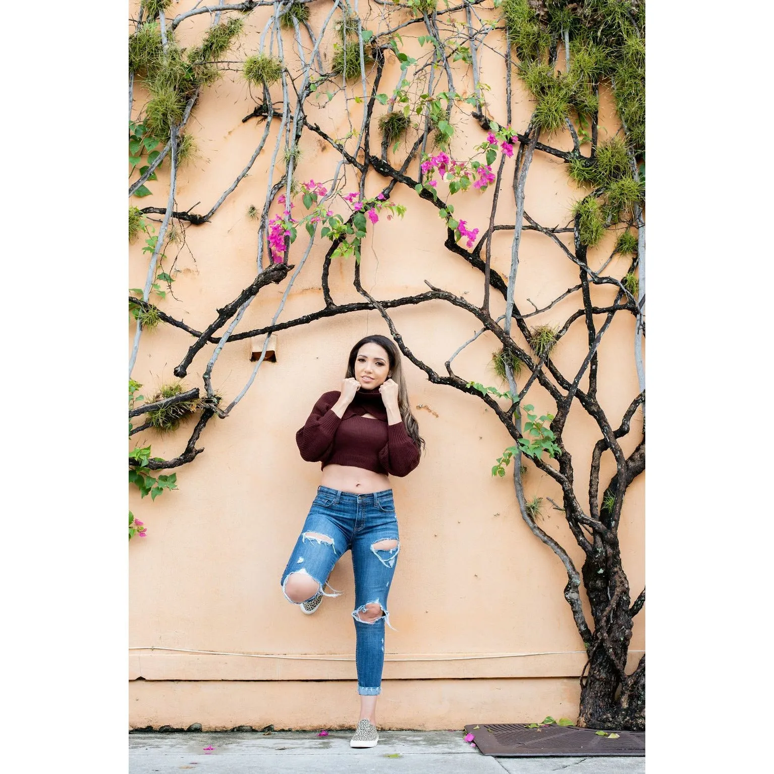 The Julissa Turtleneck And Crop Tank