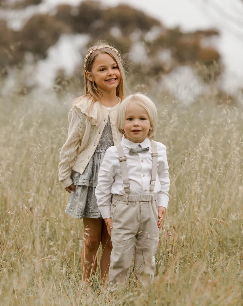 The Sebastian Pant by Noralee - Fog - KIDS