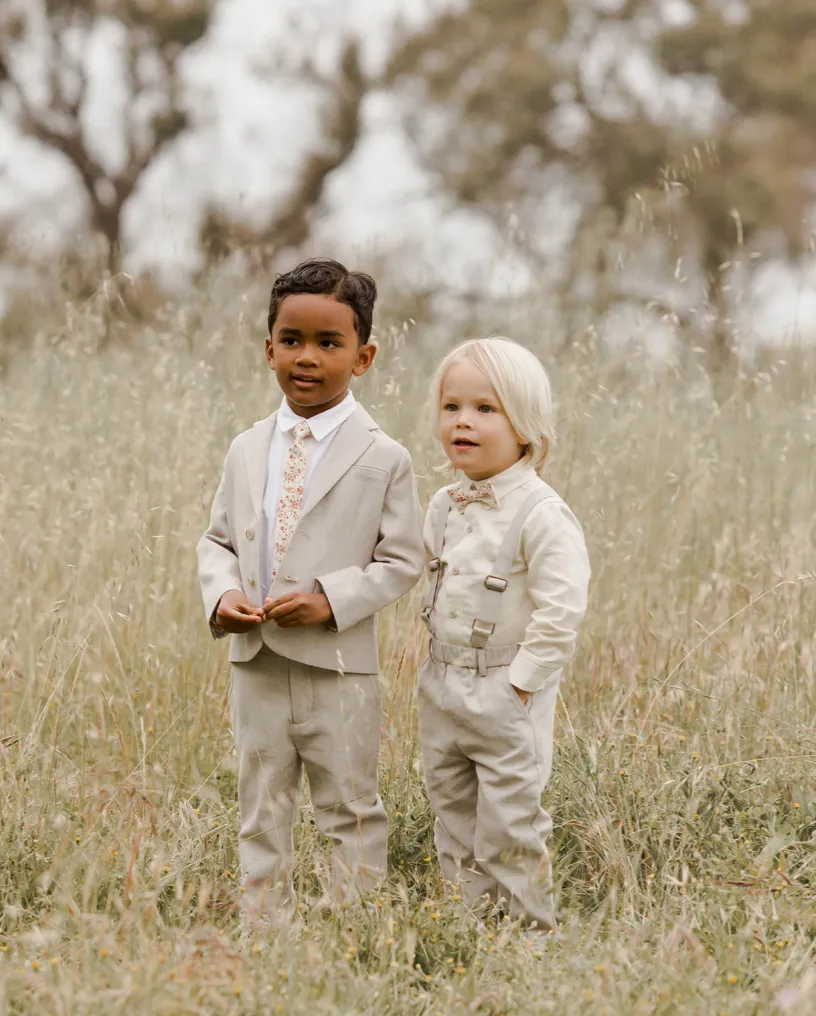 The Sebastian Pant by Noralee - Fog - KIDS