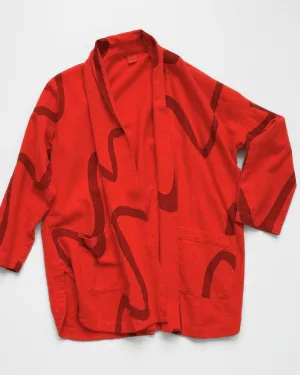 The Work-Play Jacket - Ziggy in Brick & Tomato