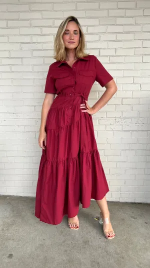 There For You Short Sleeve Maxi Dress